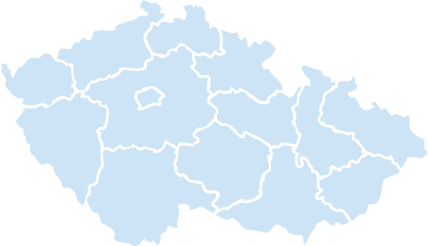 mapa dul v ČR